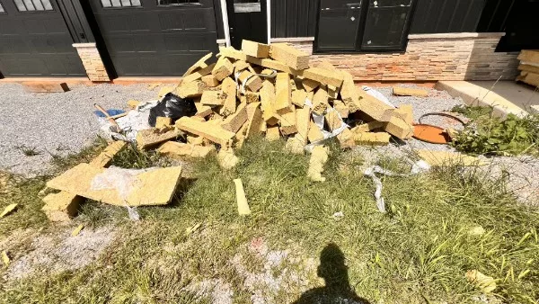 A property cleaned up after a full haul